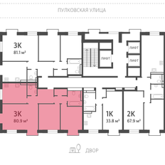 Квартира 80,8 м², 3-комнатная - изображение 3