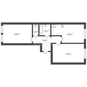 62,6 м², 2-комнатная квартира 7 800 000 ₽ - изображение 69