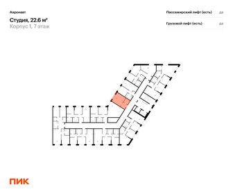 22,6 м², квартира-студия 7 518 481 ₽ - изображение 60