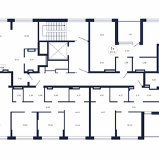 Квартира 63,7 м², 1-комнатная - изображение 3