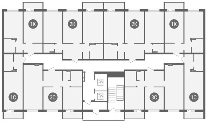 25,4 м², квартира-студия 3 330 000 ₽ - изображение 1