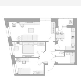 64,3 м², 3-комнатная квартира 6 622 900 ₽ - изображение 27