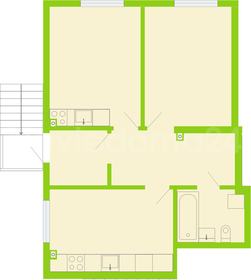 56,6 м², 2-комнатная квартира 5 984 000 ₽ - изображение 72