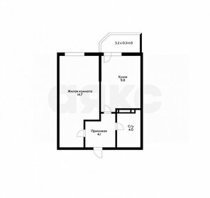 Квартира 36,9 м², 1-комнатная - изображение 1