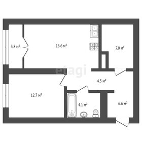 Квартира 51,9 м², 1-комнатная - изображение 2