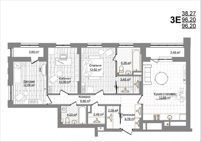 78,4 м², 3-комнатная квартира 13 250 000 ₽ - изображение 74