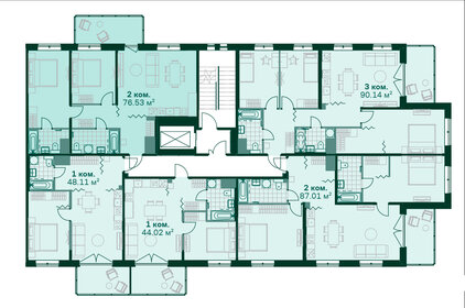50 м², 2-комнатная квартира 30 000 000 ₽ - изображение 99