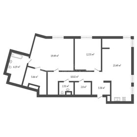 Квартира 86 м², 3-комнатная - изображение 1