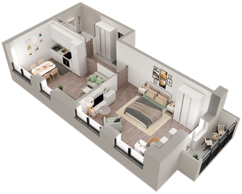 47,5 м², 1-комнатные апартаменты 13 490 000 ₽ - изображение 116