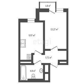 Квартира 37 м², 1-комнатная - изображение 2