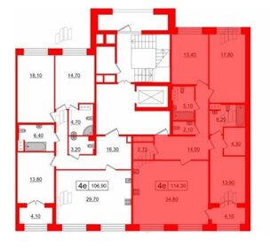 Квартира 114,3 м², 3-комнатная - изображение 2