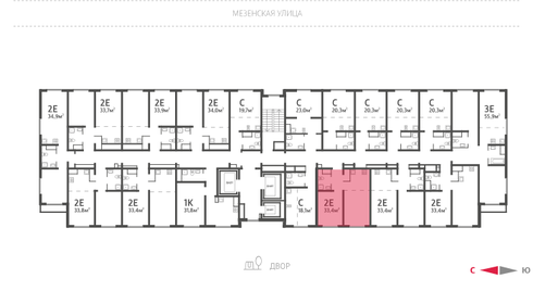 33 м², 1-комнатная квартира 2 150 000 ₽ - изображение 53