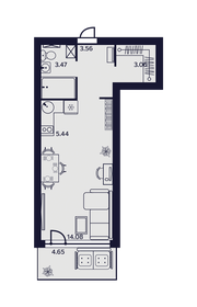 57,5 м², 2-комнатные апартаменты 6 800 000 ₽ - изображение 65
