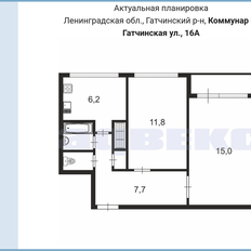 Квартира 45,2 м², 2-комнатная - изображение 2