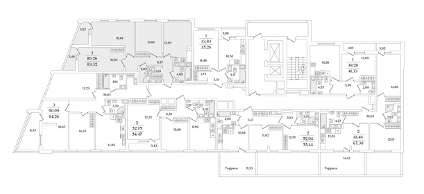 Квартира 83,3 м², 3-комнатная - изображение 2