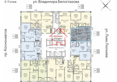 Квартира 41,4 м², 1-комнатная - изображение 1