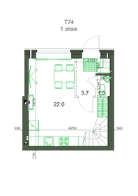 75,2 м², 4-комнатная квартира 6 912 000 ₽ - изображение 28