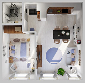 33 м², 1-комнатная квартира 5 350 000 ₽ - изображение 55