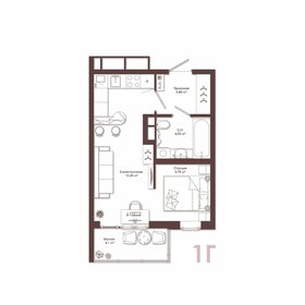 Квартира 30,3 м², 1-комнатная - изображение 1