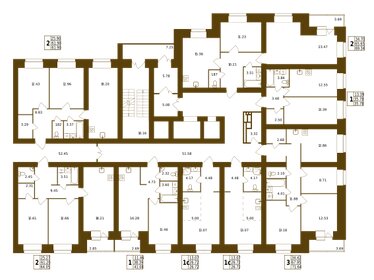 54,8 м², 2-комнатная квартира 5 202 200 ₽ - изображение 20