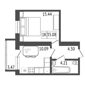 34 м², 1-комнатная квартира 4 950 000 ₽ - изображение 28