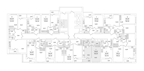 40 м², 1-комнатная квартира 9 200 000 ₽ - изображение 62