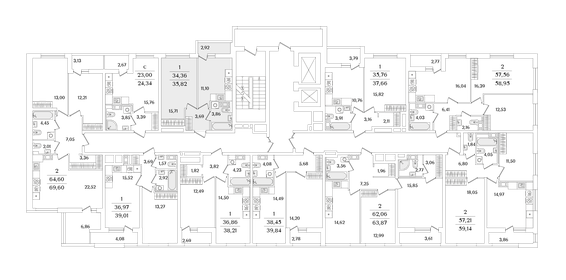 Квартира 35,8 м², 1-комнатная - изображение 2