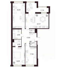 Квартира 125,3 м², 3-комнатная - изображение 2