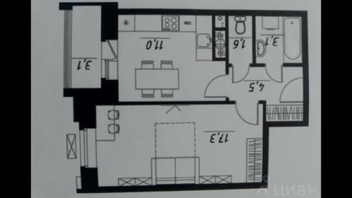 37,4 м², 1-комнатная квартира 5 390 000 ₽ - изображение 31