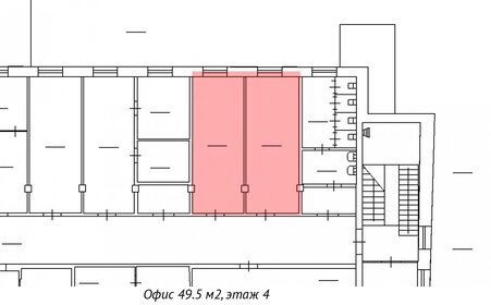 51,8 м², офис 38 850 ₽ в месяц - изображение 29