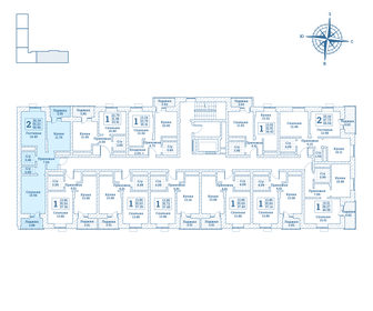 56,9 м², 2-комнатная квартира 6 341 005 ₽ - изображение 21