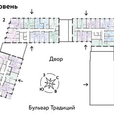 Квартира 53,8 м², 3-комнатная - изображение 2