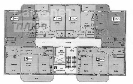 47 м², 2-комнатная квартира 11 500 000 ₽ - изображение 3