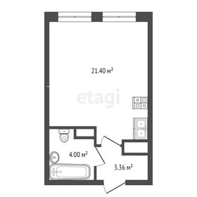 Квартира 28,8 м², студия - изображение 4