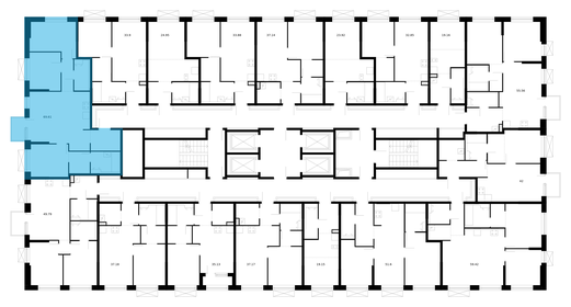 Квартира 69,6 м², 3-комнатная - изображение 2