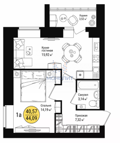 48 м², 2-комнатная квартира 4 500 000 ₽ - изображение 15