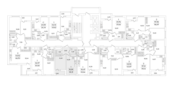 Квартира 38,2 м², 1-комнатная - изображение 2