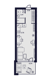 32,4 м², 1-комнатные апартаменты 7 000 560 ₽ - изображение 23