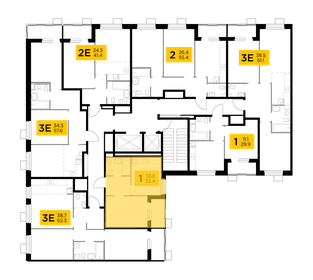 34,2 м², 1-комнатная квартира 5 555 000 ₽ - изображение 48