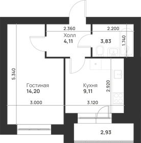 31,9 м², 1-комнатная квартира 3 900 000 ₽ - изображение 35