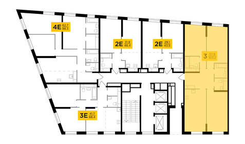 235 м², 3-комнатная квартира 49 950 000 ₽ - изображение 84