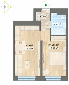 39 м², 1-комнатная квартира 3 950 000 ₽ - изображение 6