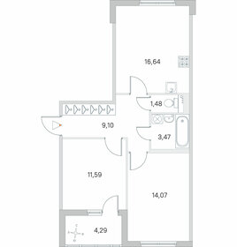 58,5 м², 2-комнатная квартира 11 416 510 ₽ - изображение 13