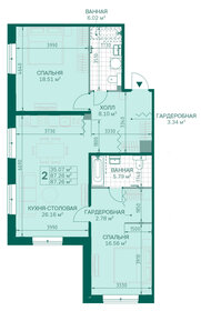 89,3 м², 2-комнатная квартира 29 760 000 ₽ - изображение 11