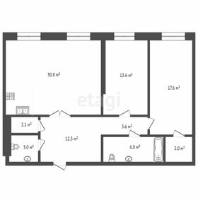 Квартира 94,2 м², 2-комнатная - изображение 2