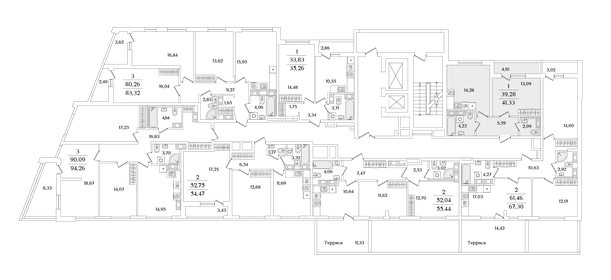 Квартира 41,3 м², 1-комнатная - изображение 2