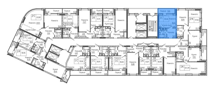 Квартира 30,5 м², студия - изображение 2