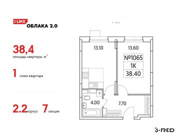 38,5 м², 1-комнатная квартира 8 700 000 ₽ - изображение 36