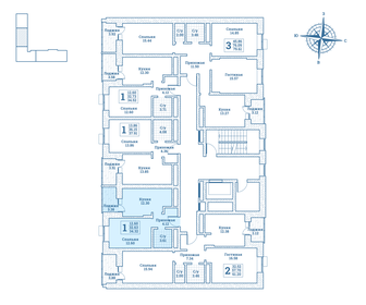 Квартира 34,3 м², 1-комнатная - изображение 2