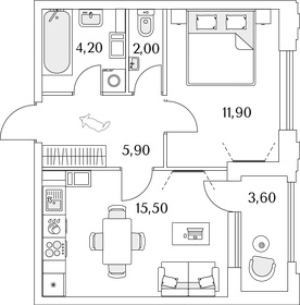 51,8 м², 2-комнатная квартира 8 600 000 ₽ - изображение 70